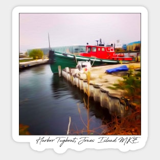 Jones Island Tugboat • Milwaukee, WI Sticker